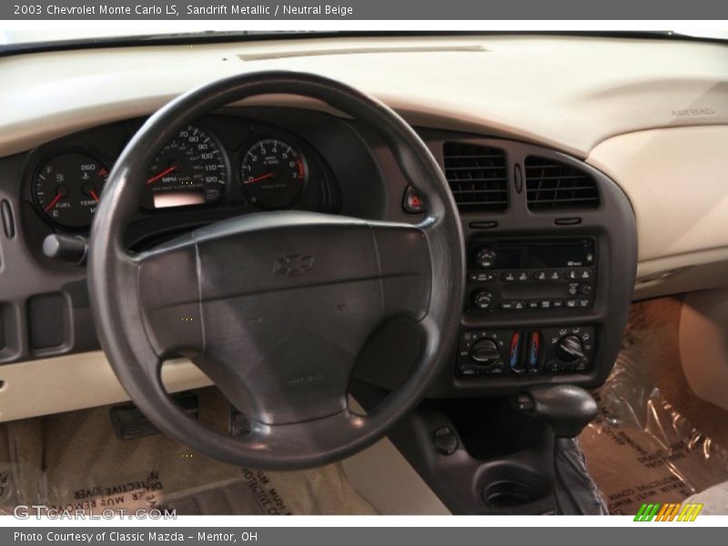 Dashboard of 2003 Monte Carlo LS
