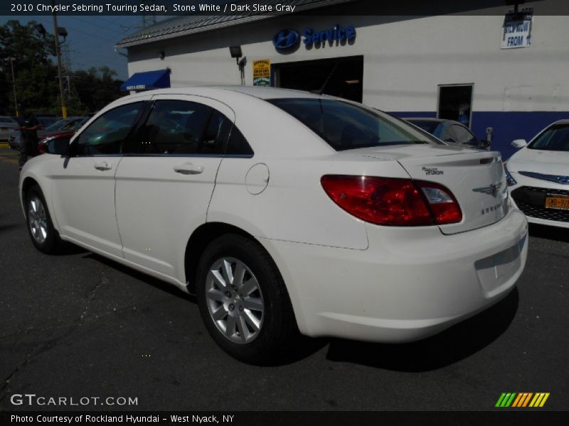 Stone White / Dark Slate Gray 2010 Chrysler Sebring Touring Sedan