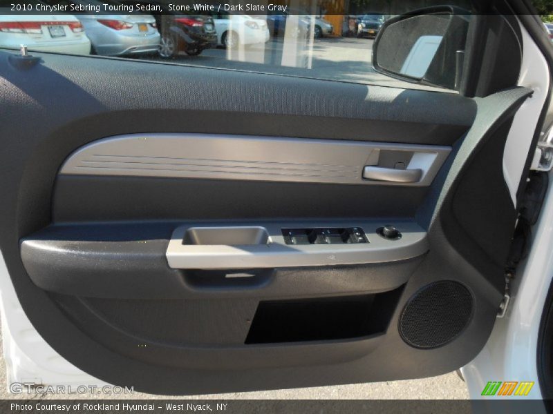 Stone White / Dark Slate Gray 2010 Chrysler Sebring Touring Sedan