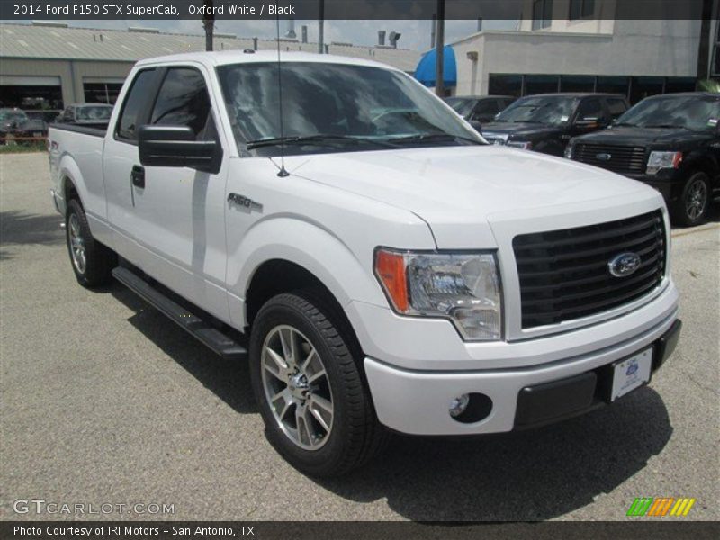 Oxford White / Black 2014 Ford F150 STX SuperCab