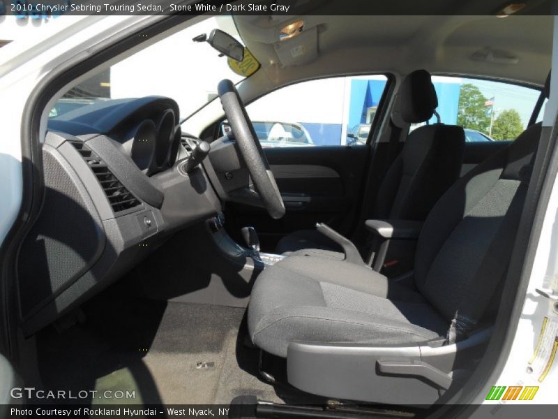 Stone White / Dark Slate Gray 2010 Chrysler Sebring Touring Sedan