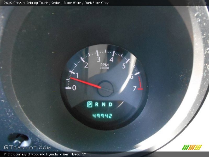 Stone White / Dark Slate Gray 2010 Chrysler Sebring Touring Sedan