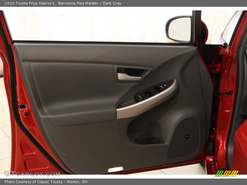 Barcelona Red Metallic / Dark Gray 2010 Toyota Prius Hybrid V