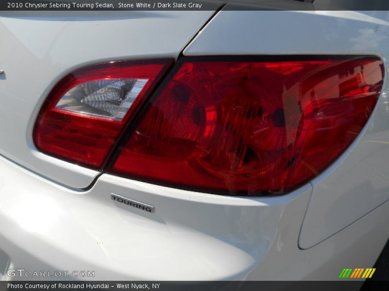 Stone White / Dark Slate Gray 2010 Chrysler Sebring Touring Sedan