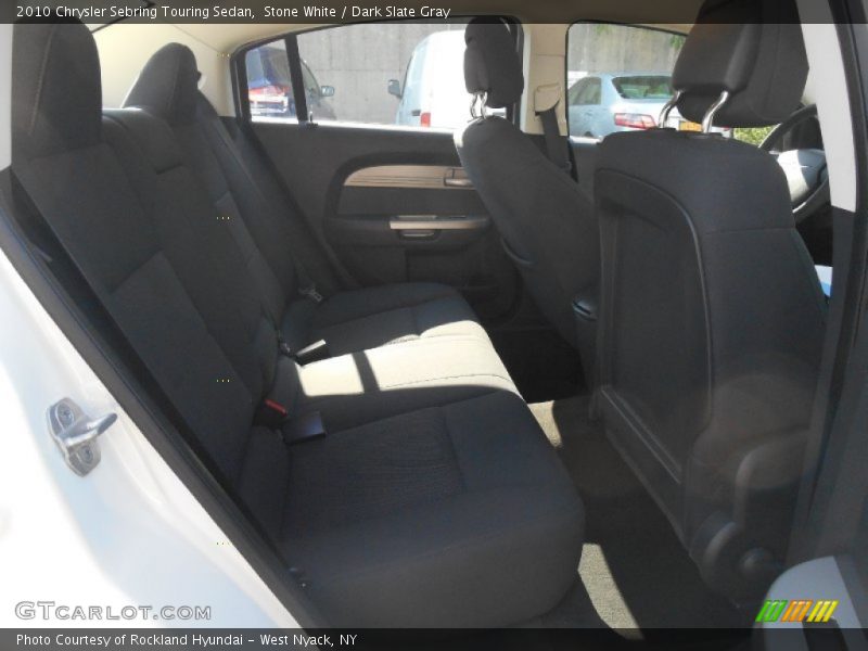Stone White / Dark Slate Gray 2010 Chrysler Sebring Touring Sedan