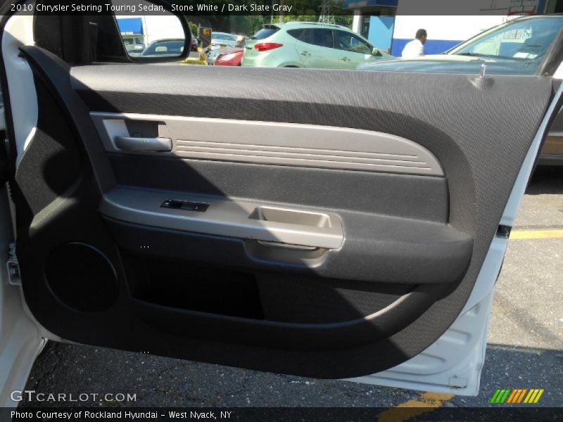 Stone White / Dark Slate Gray 2010 Chrysler Sebring Touring Sedan