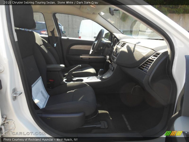 Stone White / Dark Slate Gray 2010 Chrysler Sebring Touring Sedan