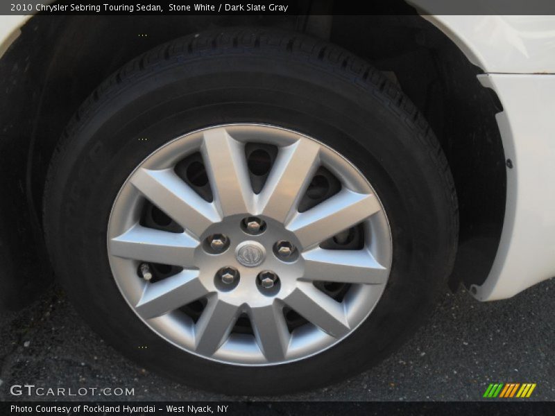 Stone White / Dark Slate Gray 2010 Chrysler Sebring Touring Sedan