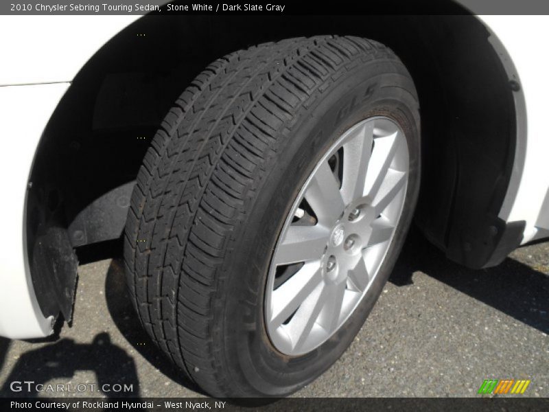 Stone White / Dark Slate Gray 2010 Chrysler Sebring Touring Sedan