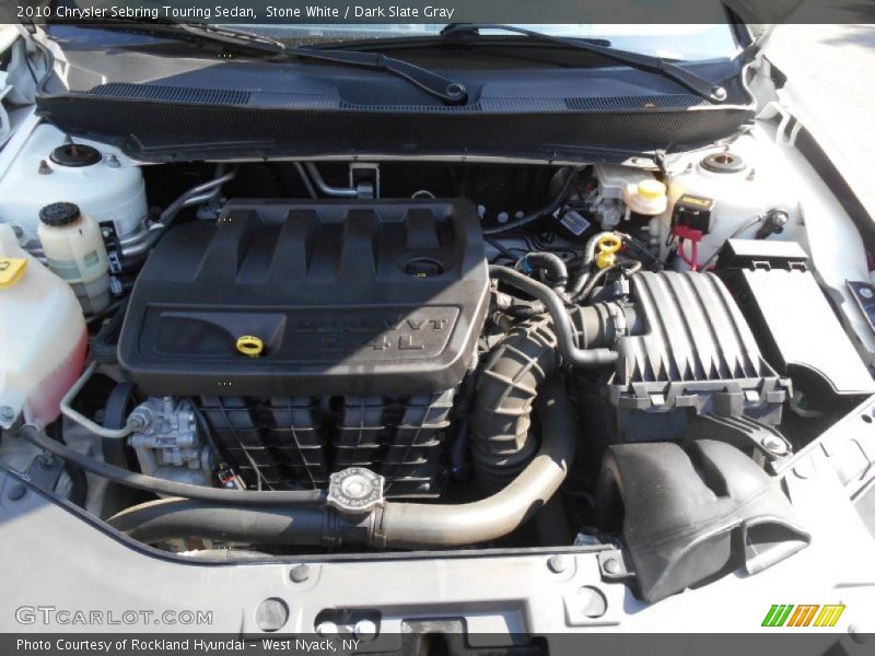 Stone White / Dark Slate Gray 2010 Chrysler Sebring Touring Sedan