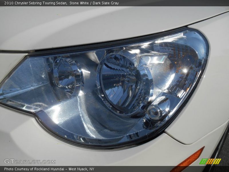 Stone White / Dark Slate Gray 2010 Chrysler Sebring Touring Sedan