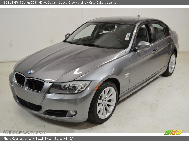 Space Gray Metallic / Gray Dakota Leather 2011 BMW 3 Series 328i xDrive Sedan