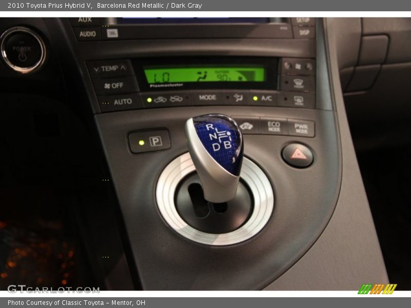 Barcelona Red Metallic / Dark Gray 2010 Toyota Prius Hybrid V