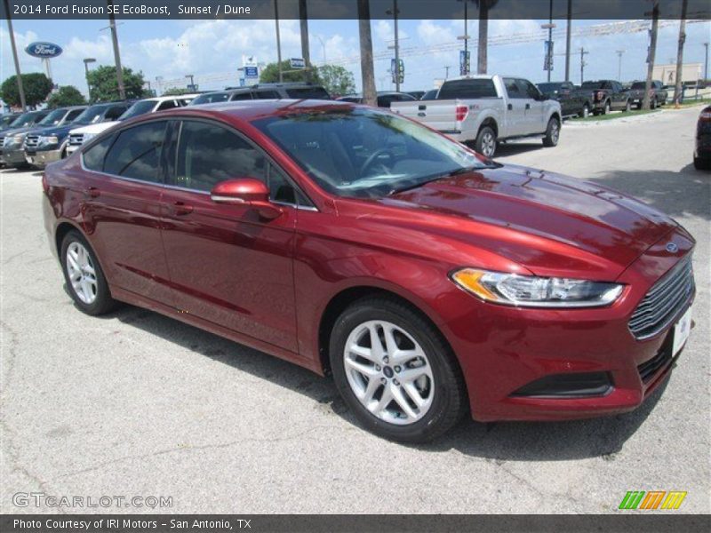 Sunset / Dune 2014 Ford Fusion SE EcoBoost