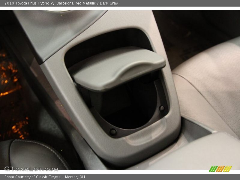 Barcelona Red Metallic / Dark Gray 2010 Toyota Prius Hybrid V