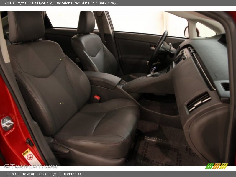 Barcelona Red Metallic / Dark Gray 2010 Toyota Prius Hybrid V