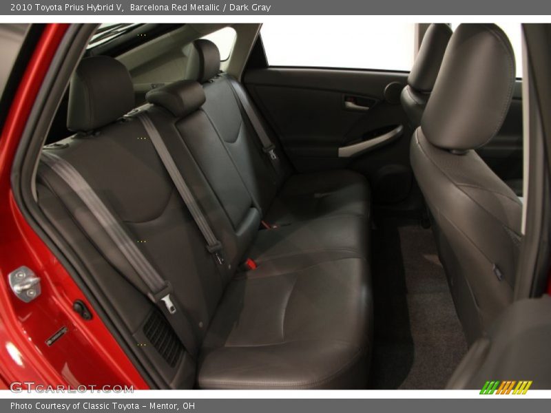 Barcelona Red Metallic / Dark Gray 2010 Toyota Prius Hybrid V