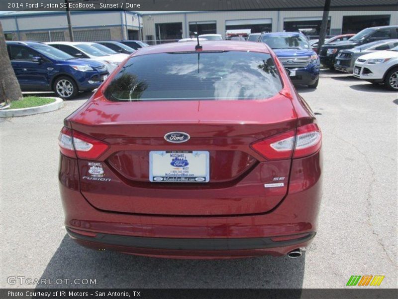 Sunset / Dune 2014 Ford Fusion SE EcoBoost