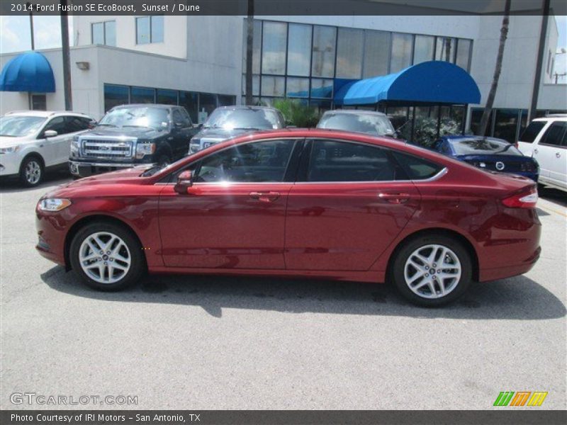 Sunset / Dune 2014 Ford Fusion SE EcoBoost