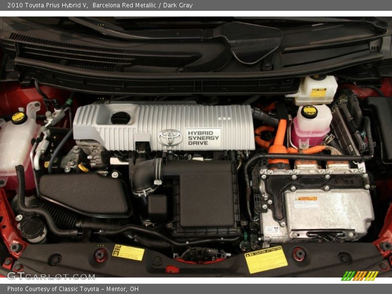 Barcelona Red Metallic / Dark Gray 2010 Toyota Prius Hybrid V