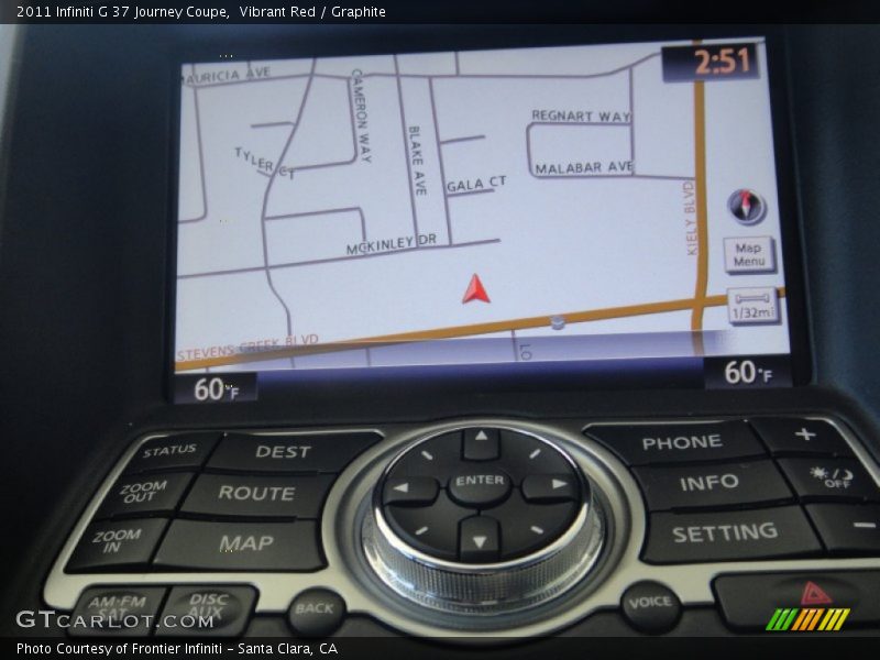 Vibrant Red / Graphite 2011 Infiniti G 37 Journey Coupe