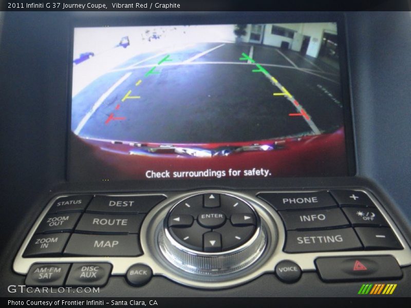 Vibrant Red / Graphite 2011 Infiniti G 37 Journey Coupe