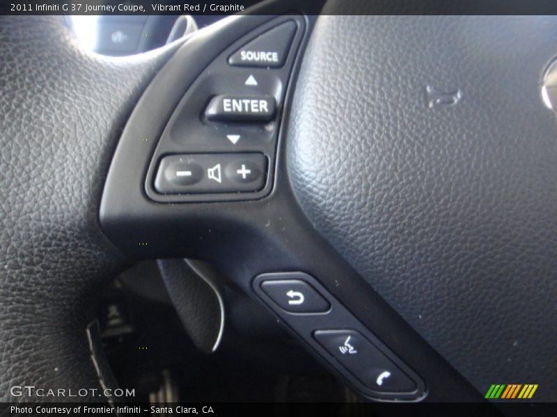 Vibrant Red / Graphite 2011 Infiniti G 37 Journey Coupe