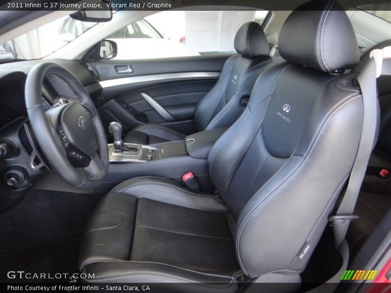 Vibrant Red / Graphite 2011 Infiniti G 37 Journey Coupe