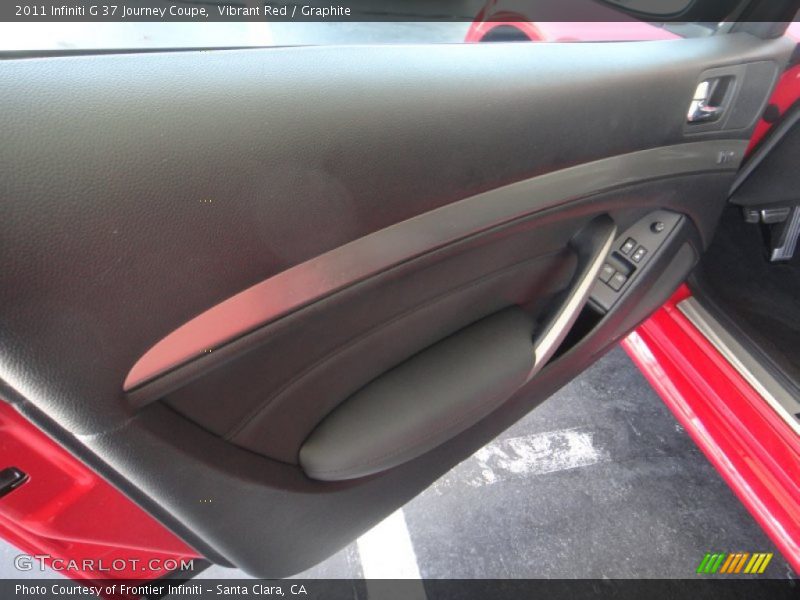 Vibrant Red / Graphite 2011 Infiniti G 37 Journey Coupe