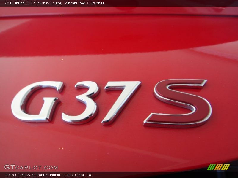 Vibrant Red / Graphite 2011 Infiniti G 37 Journey Coupe