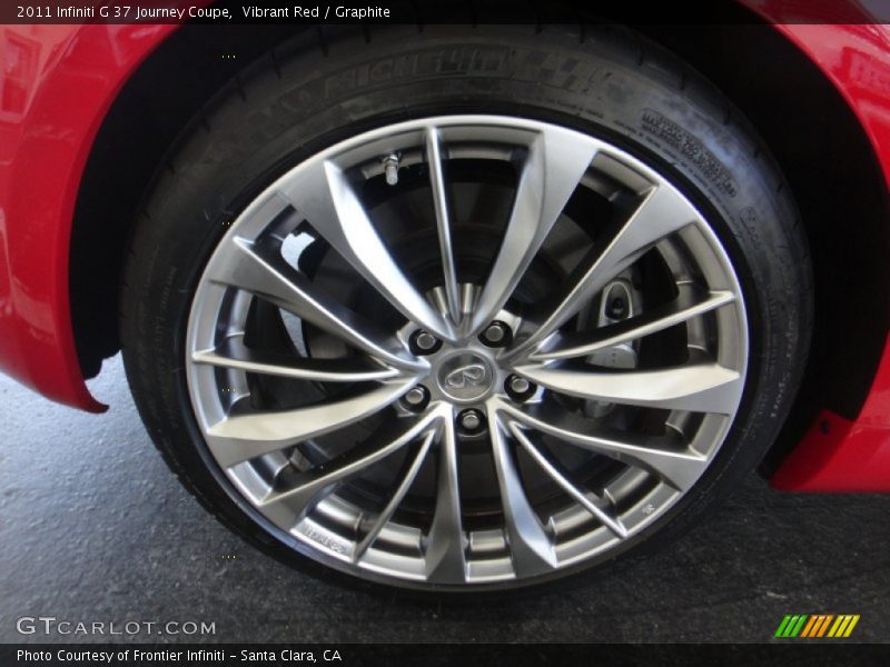 Vibrant Red / Graphite 2011 Infiniti G 37 Journey Coupe