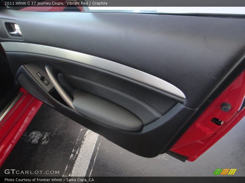 Vibrant Red / Graphite 2011 Infiniti G 37 Journey Coupe
