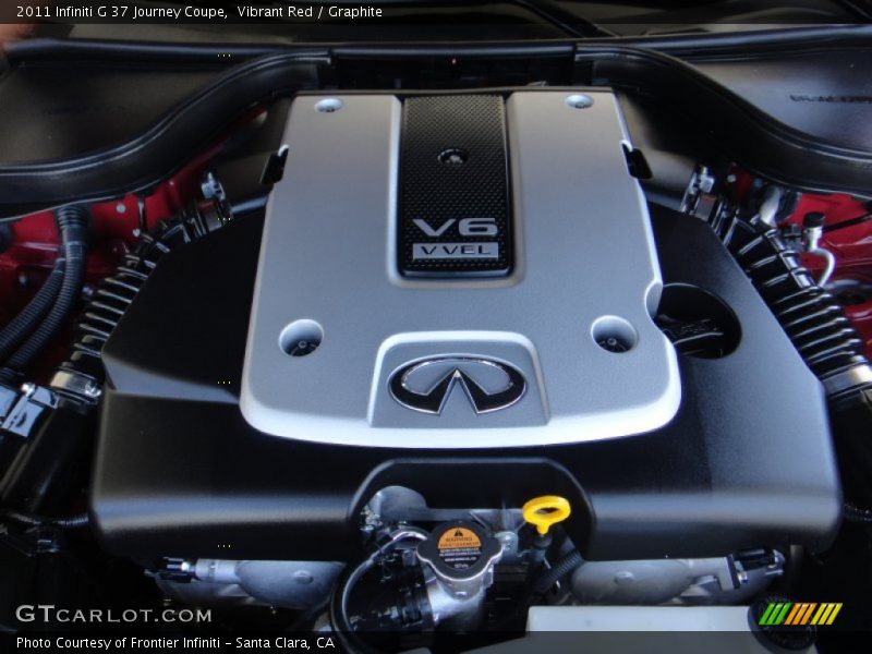 Vibrant Red / Graphite 2011 Infiniti G 37 Journey Coupe