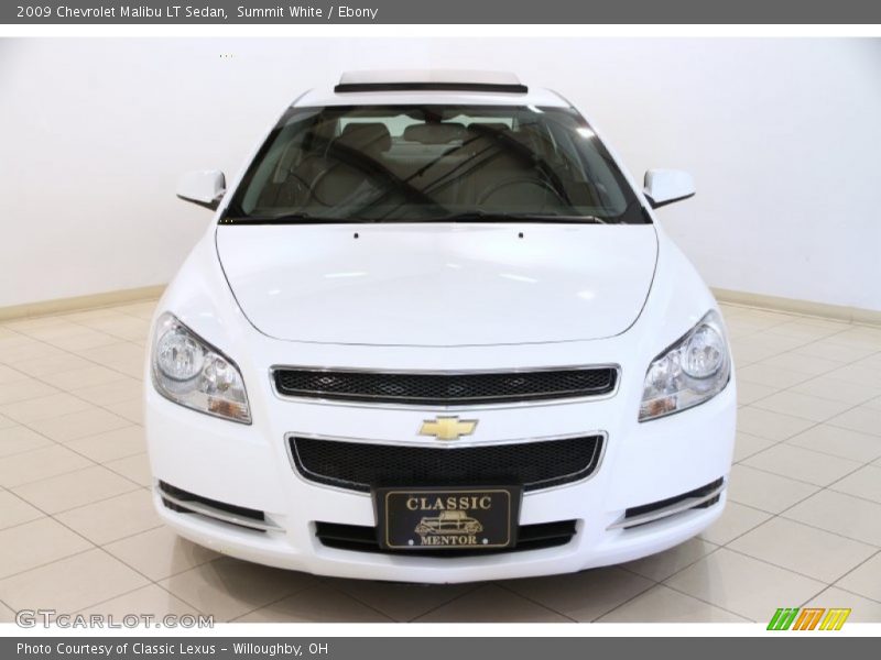Summit White / Ebony 2009 Chevrolet Malibu LT Sedan