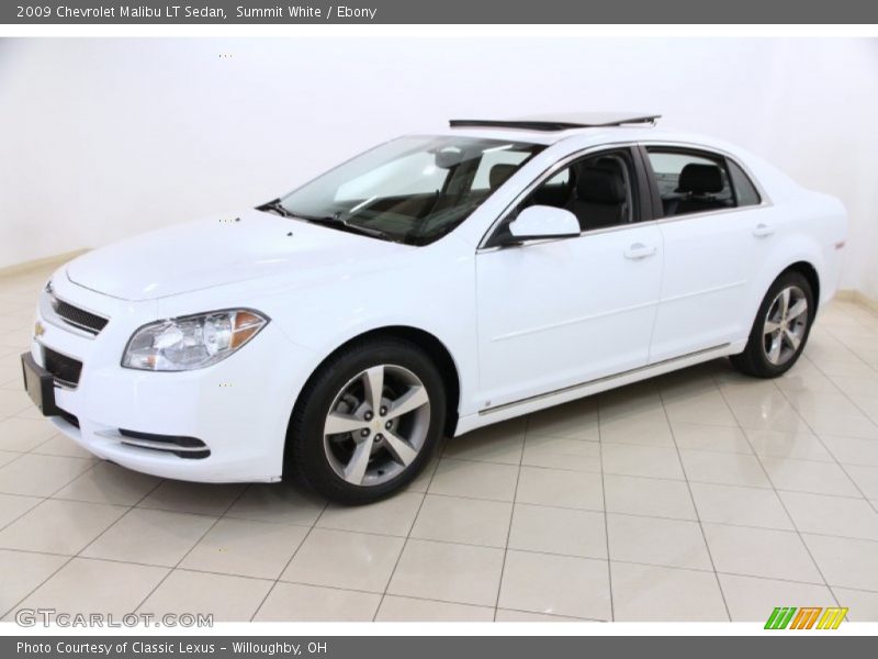 Summit White / Ebony 2009 Chevrolet Malibu LT Sedan
