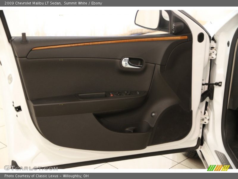 Summit White / Ebony 2009 Chevrolet Malibu LT Sedan