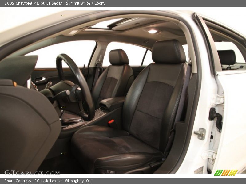 Summit White / Ebony 2009 Chevrolet Malibu LT Sedan