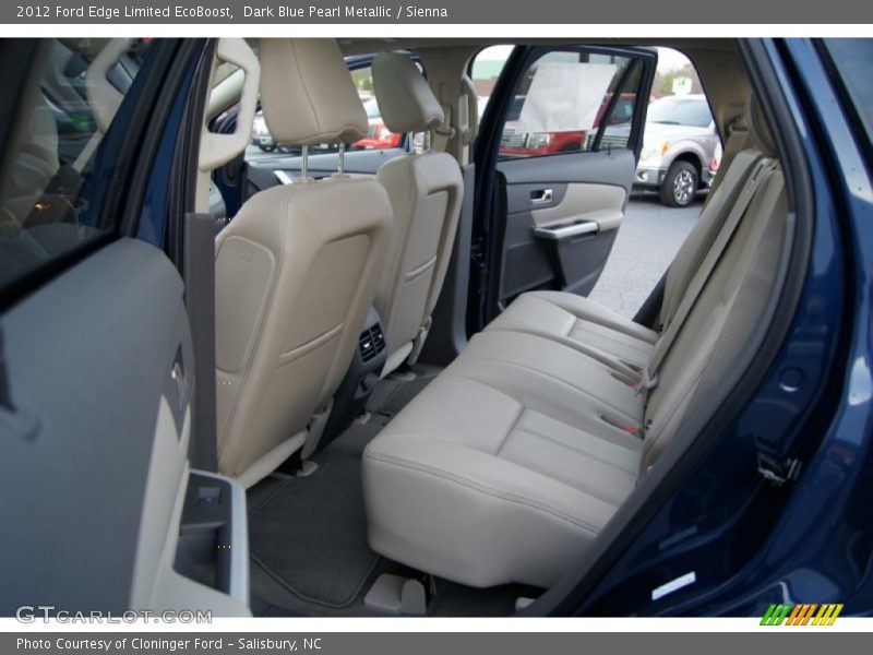 Dark Blue Pearl Metallic / Sienna 2012 Ford Edge Limited EcoBoost