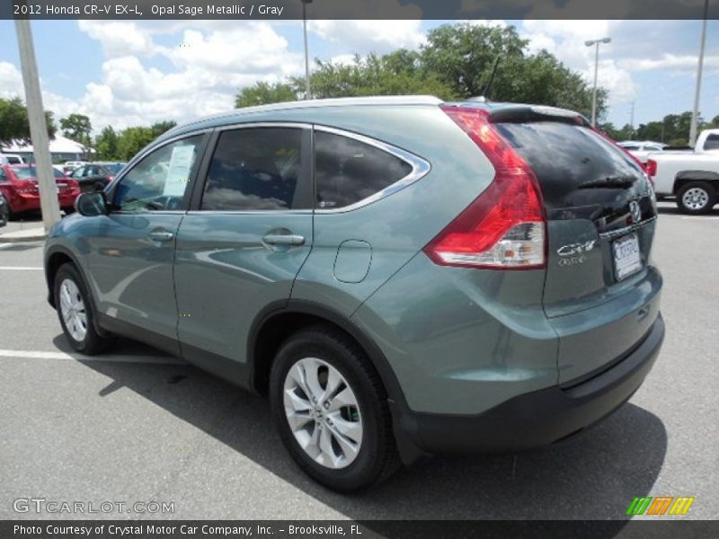 Opal Sage Metallic / Gray 2012 Honda CR-V EX-L