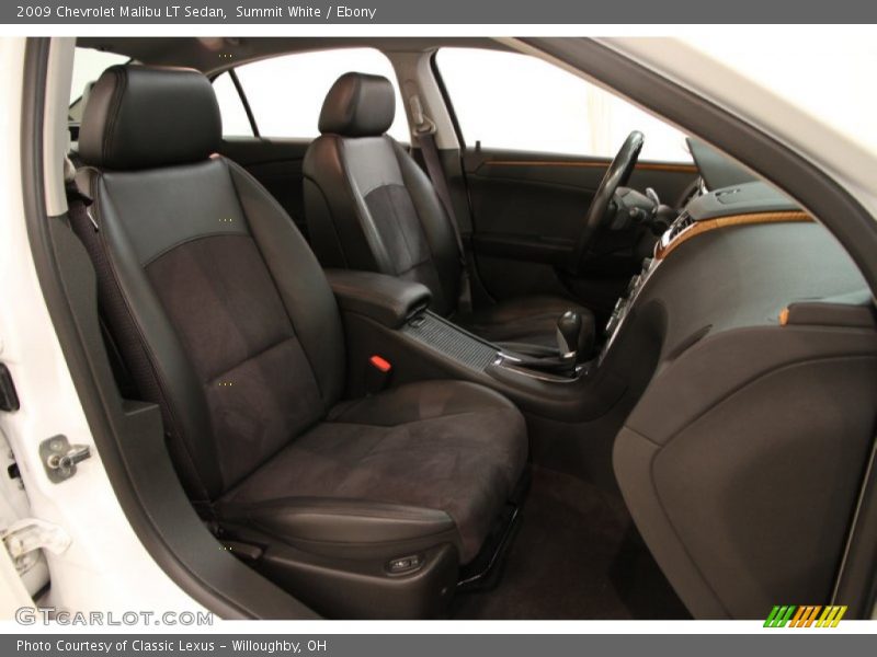 Summit White / Ebony 2009 Chevrolet Malibu LT Sedan