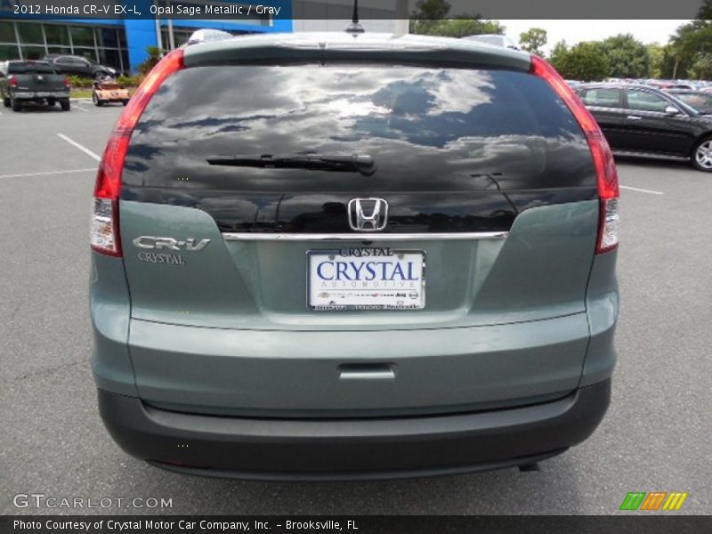 Opal Sage Metallic / Gray 2012 Honda CR-V EX-L