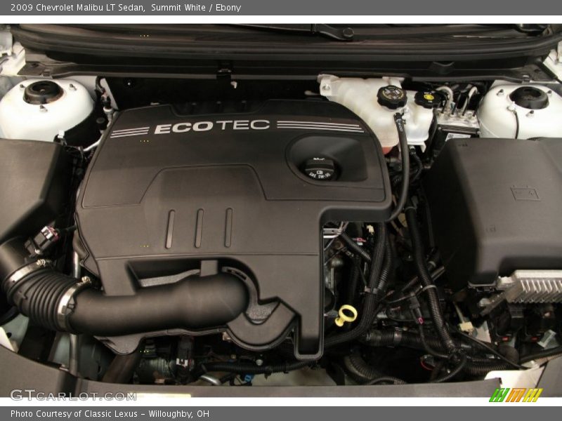 Summit White / Ebony 2009 Chevrolet Malibu LT Sedan