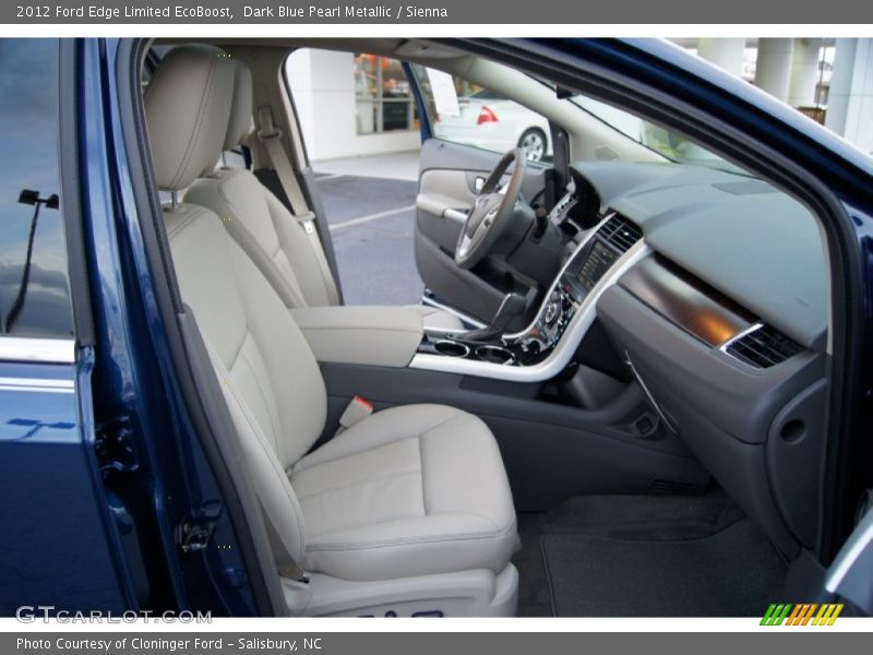 Dark Blue Pearl Metallic / Sienna 2012 Ford Edge Limited EcoBoost