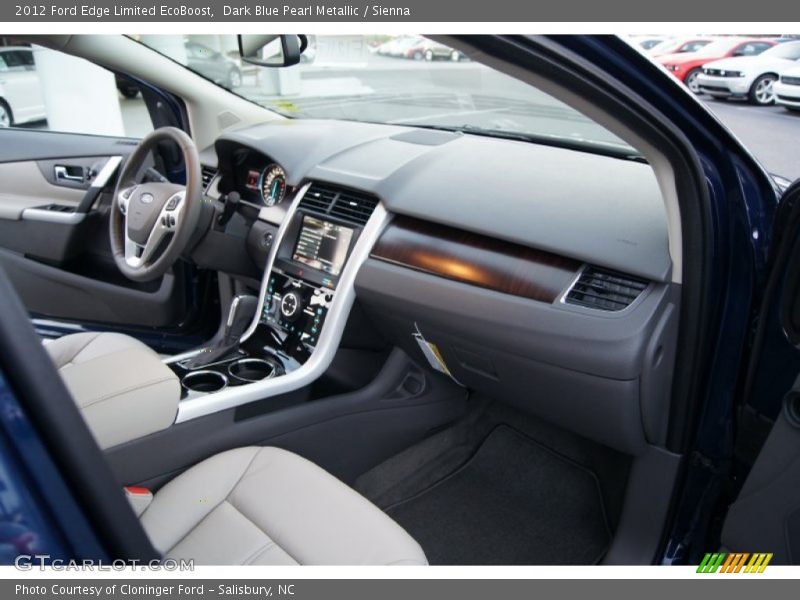 Dark Blue Pearl Metallic / Sienna 2012 Ford Edge Limited EcoBoost