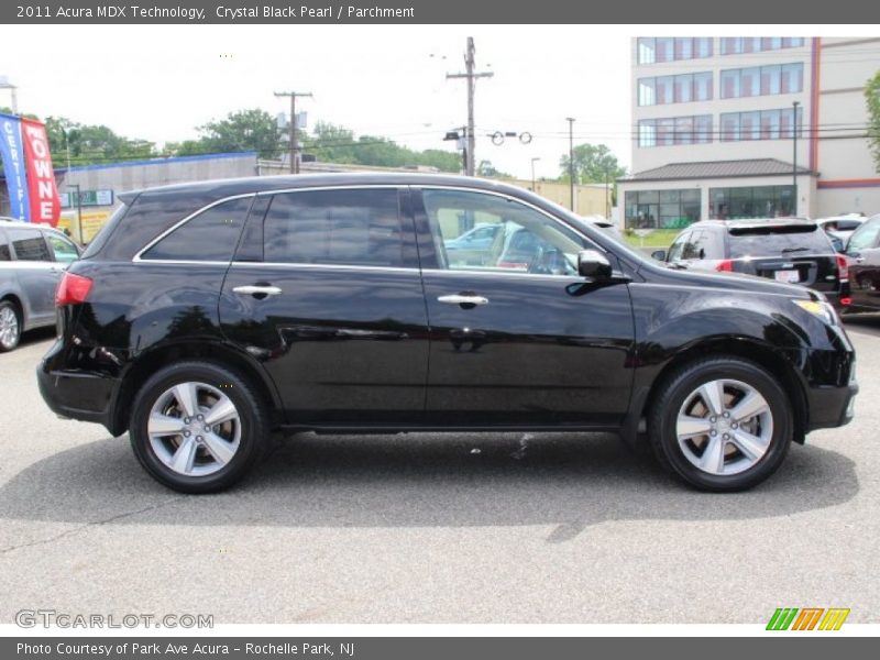 Crystal Black Pearl / Parchment 2011 Acura MDX Technology
