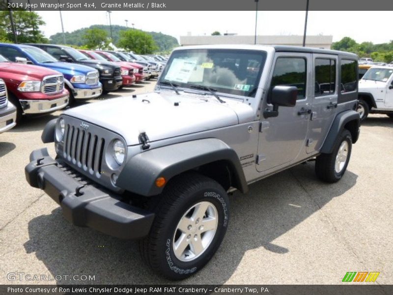 Granite Metallic / Black 2014 Jeep Wrangler Sport 4x4