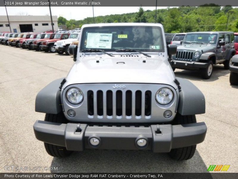 Granite Metallic / Black 2014 Jeep Wrangler Sport 4x4