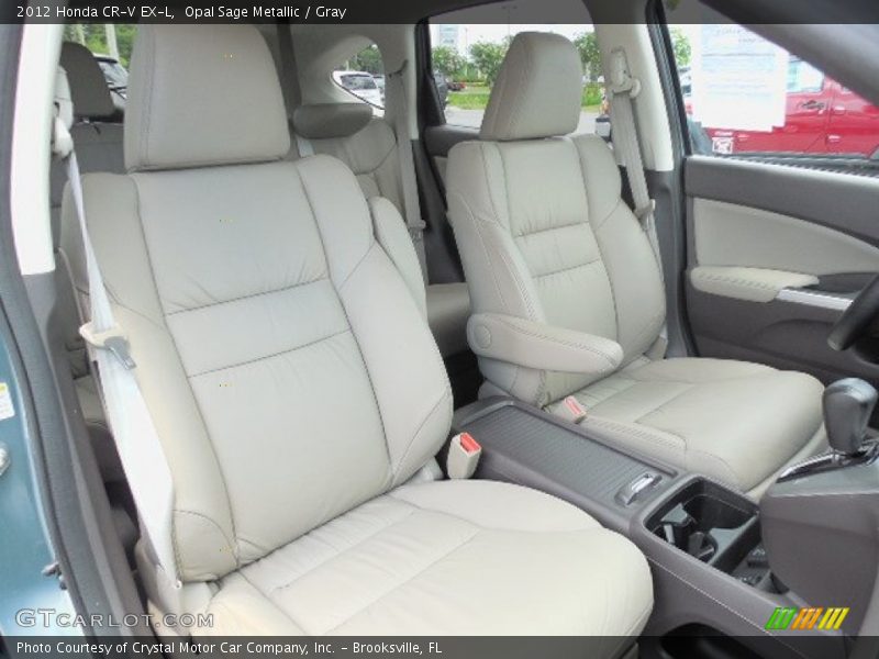 Opal Sage Metallic / Gray 2012 Honda CR-V EX-L