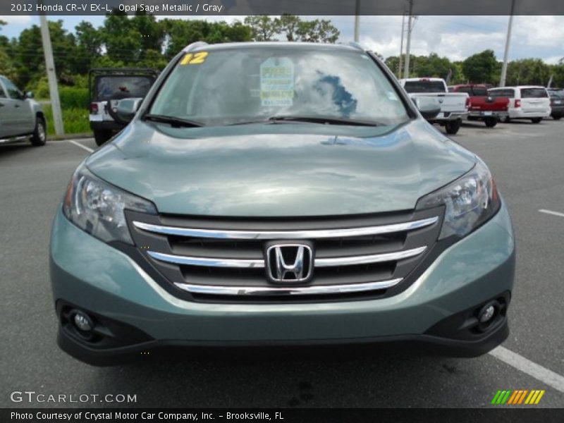 Opal Sage Metallic / Gray 2012 Honda CR-V EX-L