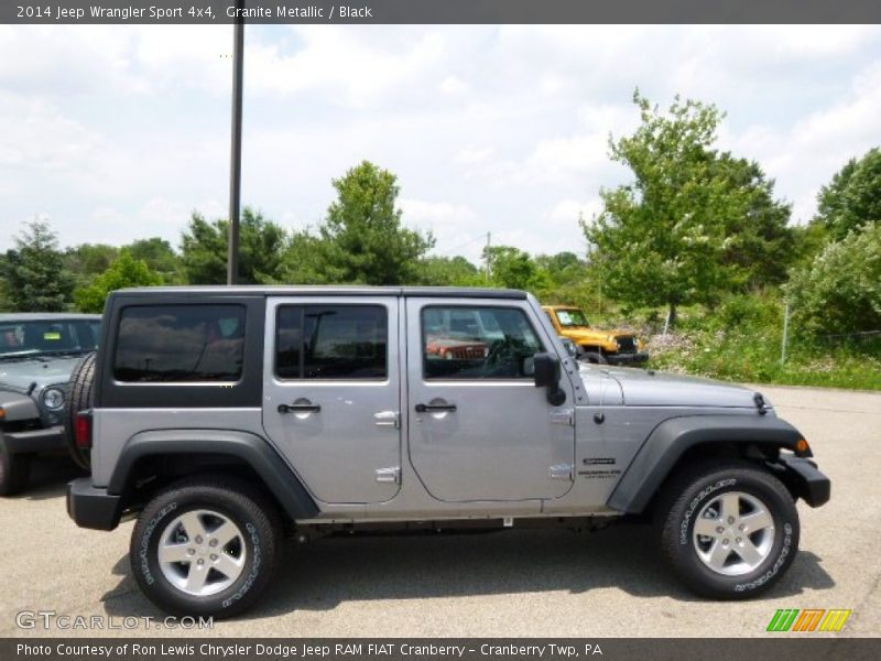 Granite Metallic / Black 2014 Jeep Wrangler Sport 4x4